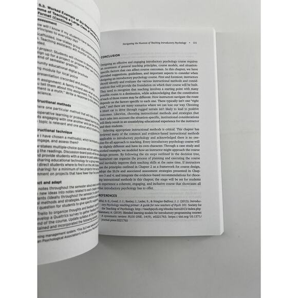 Transforming Introductory Psychology College Professor Psych APA Book New - Picture 3 of 6